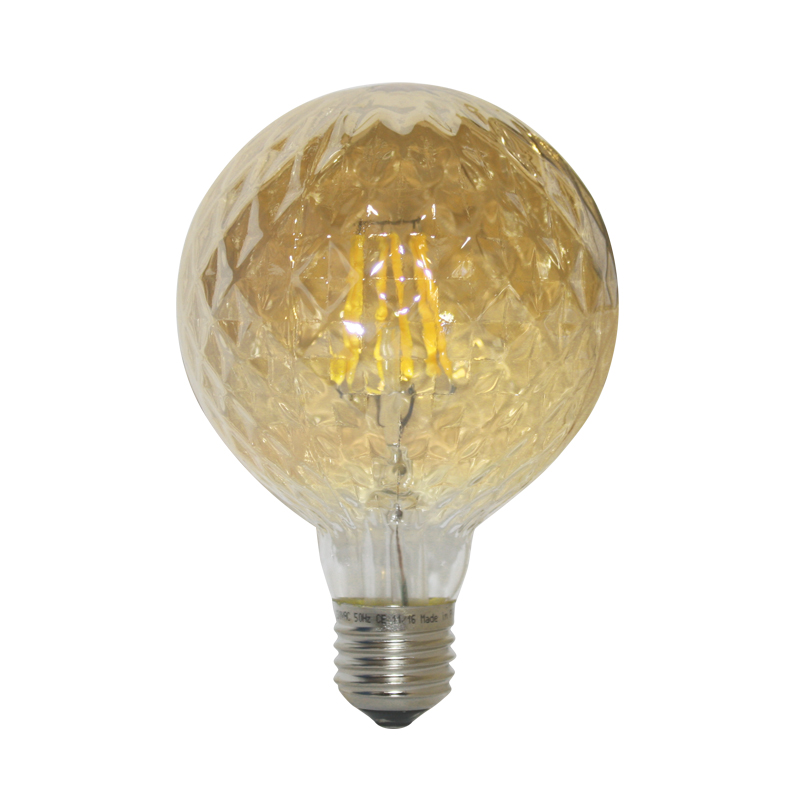 E27 POC95 AMBER DIM 6W 2700K 230V AC 680LM LED COG